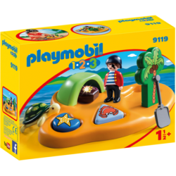 Playmobil 1.2.3.: Пиратский остров 9119