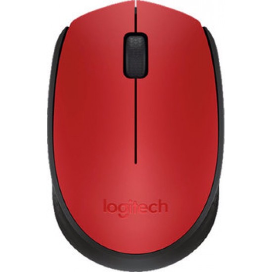 Мышь Logitech M171 Wireless Red беспроводная 910-004641