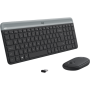 Клавиатура+мышь Logitech Wireless Combo MK470 Black USB 920-009206