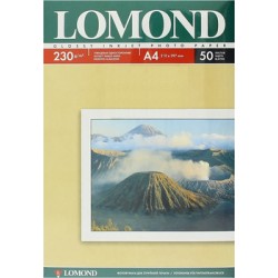 Фотобумага Lomond A4, 230гр, 50л Глянцевая, 1стор. (102022)
