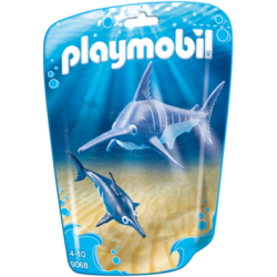 Playmobil Аквариум: Рыба-меч с детенышем 9068