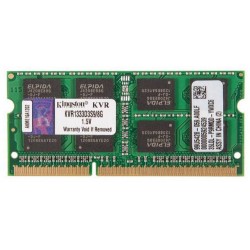 Модуль памяти SO-DIMM DDR3 8Gb PC10660 1333MHz Kingston (KVR1333D3S9/8G)