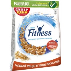 Готовый завтрак Nestle Fitness хлопья цельнозерновые Фитнес 250 гр