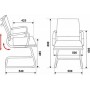 Кресло для офиса Бюрократ CH-993-Low-V/Camel низкая спинка светло-коричневый искусственная кожа