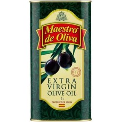 Масло оливковое Maestro De Oliva Extra Virgin, ж/б, 1л