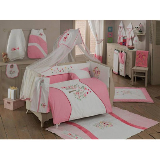 Комплект в кроватку Kidboo Sweet Home 6 предметов (Pink)