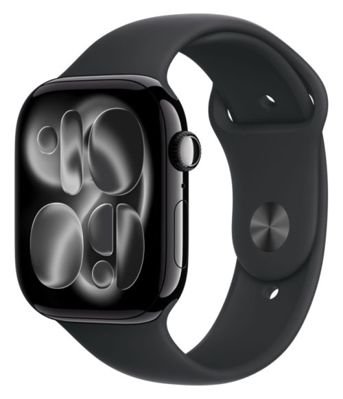 Умные часы Apple Watch Series 11, 46 mm, Jet Black Aluminum Black Sport Band M/L