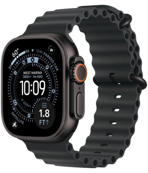 Умные часы Apple Watch Ultra 3, 49 мм, Black Titanium Black Ocean Band
