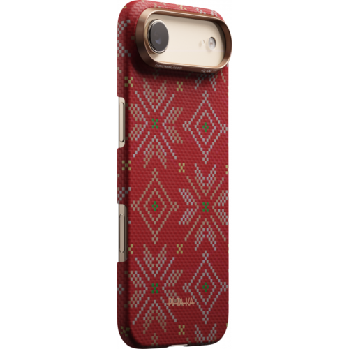 Ультра тонкий чехол Pitaka для iPhone 17 Air, Красный