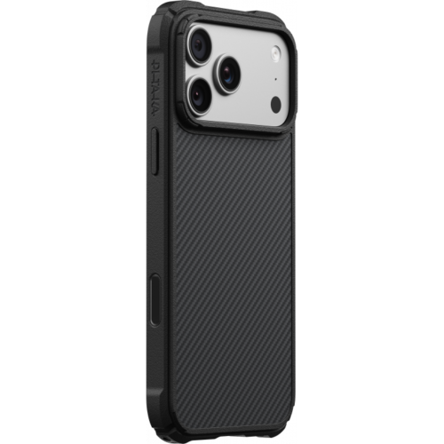 Противоударный чехол PITAKA для iPhone 18 Pro Max, Чёрный