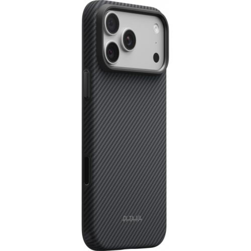 Премиум противоударный чехол PITAKA для iPhone 18 Pro, Чёрный