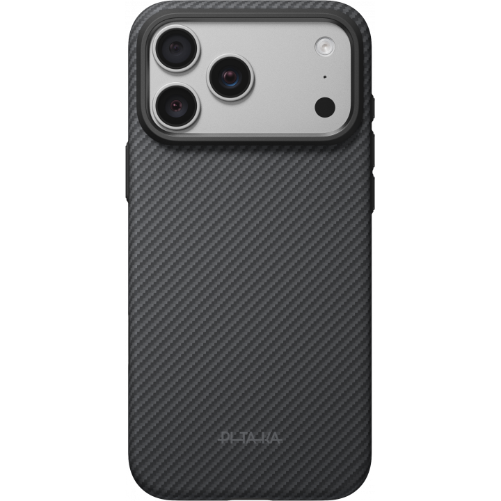Премиум противоударный чехол PITAKA для iPhone 18 Pro, Чёрный — изображение 2