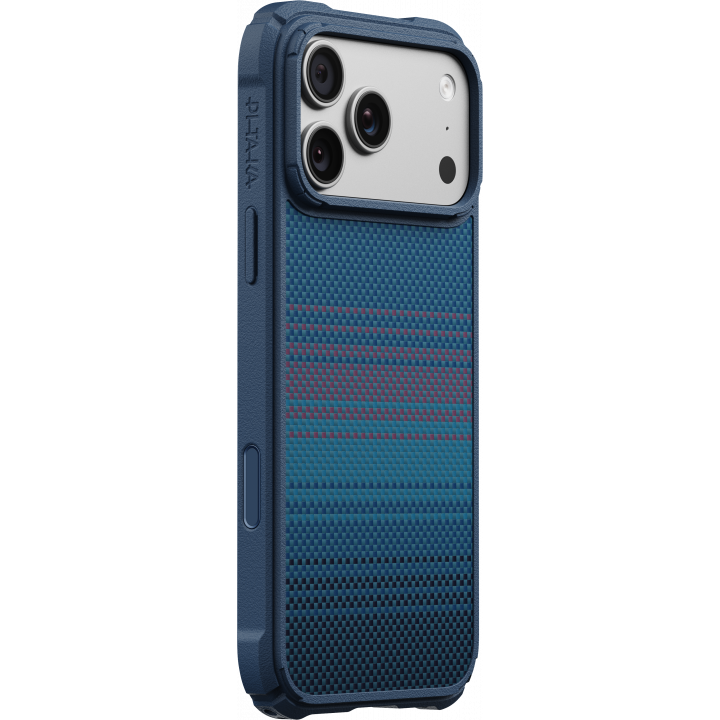 Противоударный чехол PITAKA (Moonrise 2.0) для iPhone 18 Pro Max, (Midnight) Синий