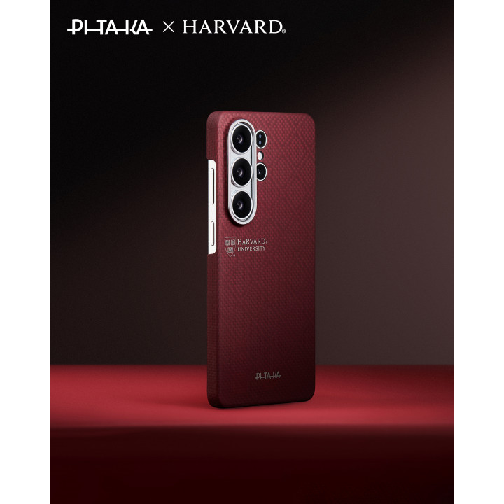Ультра тонкий чехол PITAKA (PitaTap™) для iPhone Air, (Harvard Crimson) Красный — изображение 3