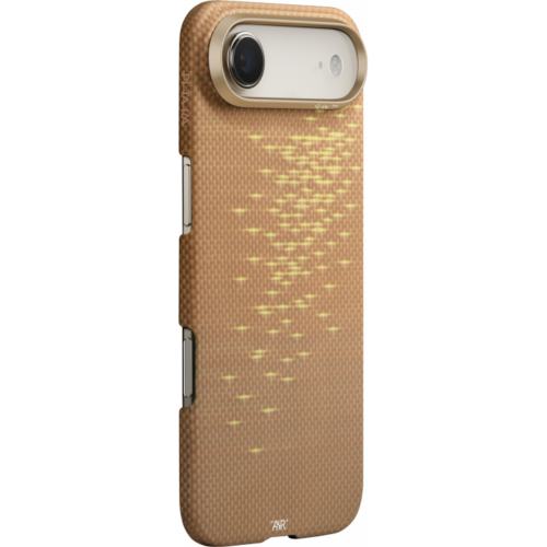 Ультра тонкий чехол Pitaka (PitaTap™) для iPhone 17 Air, Золотой