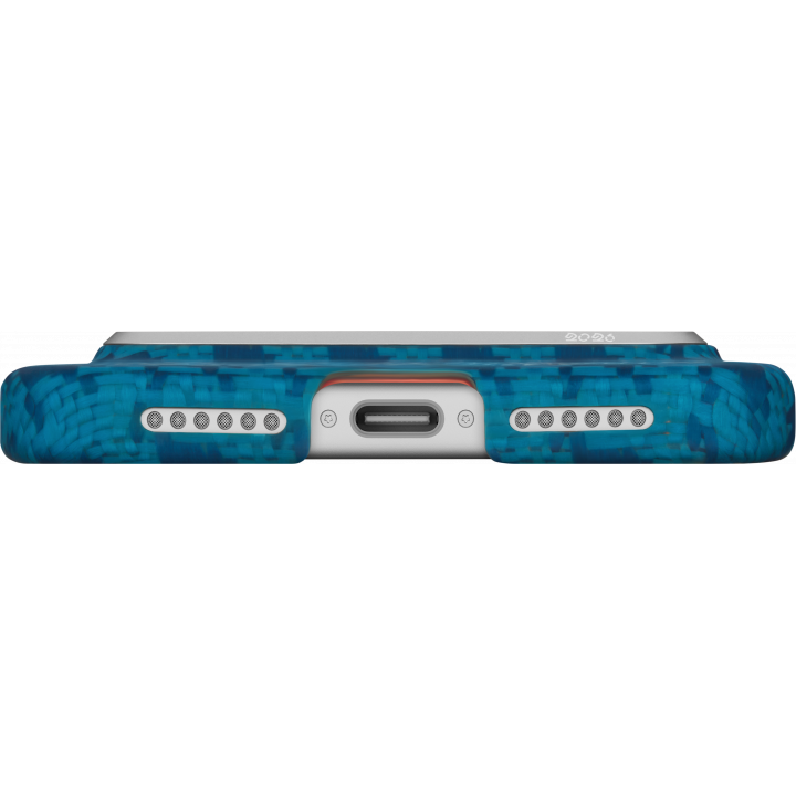 Ультра тонкий чехол PITAKA (PitaTap™) для iPhone 17 Pro Max, (Indigo) Синий — изображение 2