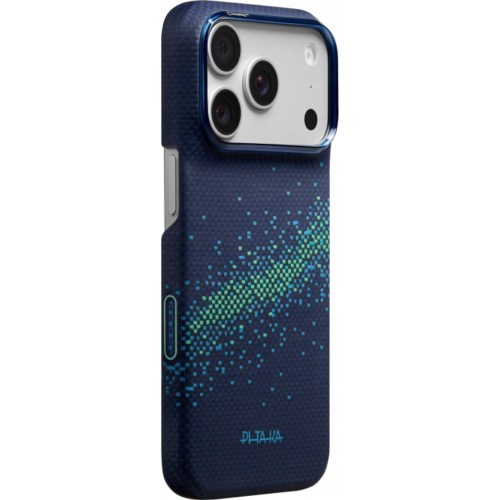 Ультра тонкий чехол PITAKA (Milky Way Galaxy 2.0) для iPhone 18 Pro Max, (Nearfield Blue) Синий