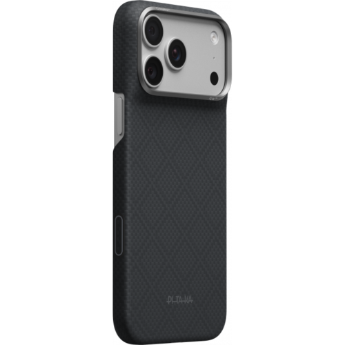 Ультра тонкий чехол PITAKA (Argyle) для iPhone 18 Pro Max, (Lava Black) Черный