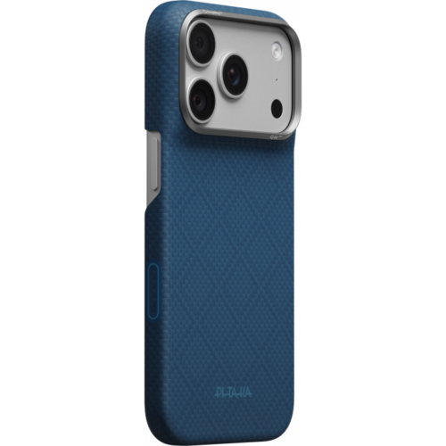 Ультра тонкий чехол PITAKA (Argyle) для iPhone 18 Pro Max, (Abyss Blue) Синий