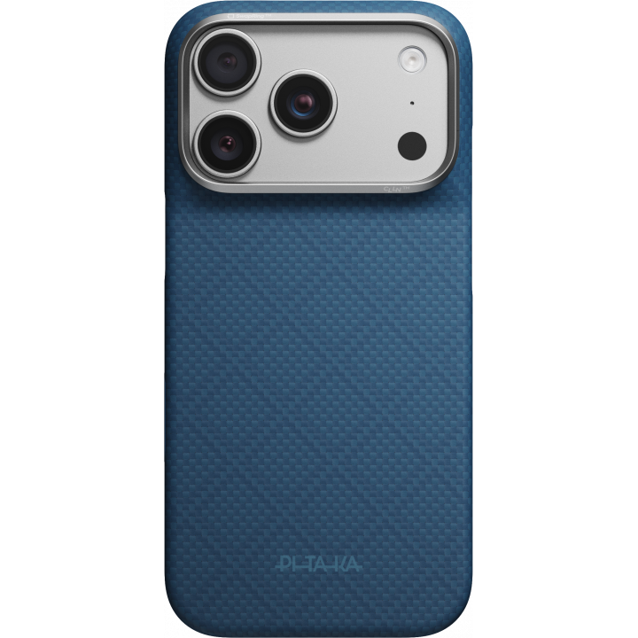 Ультра тонкий чехол PITAKA (Argyle) для iPhone 18 Pro, (Abyss Blue) Синий — изображение 2