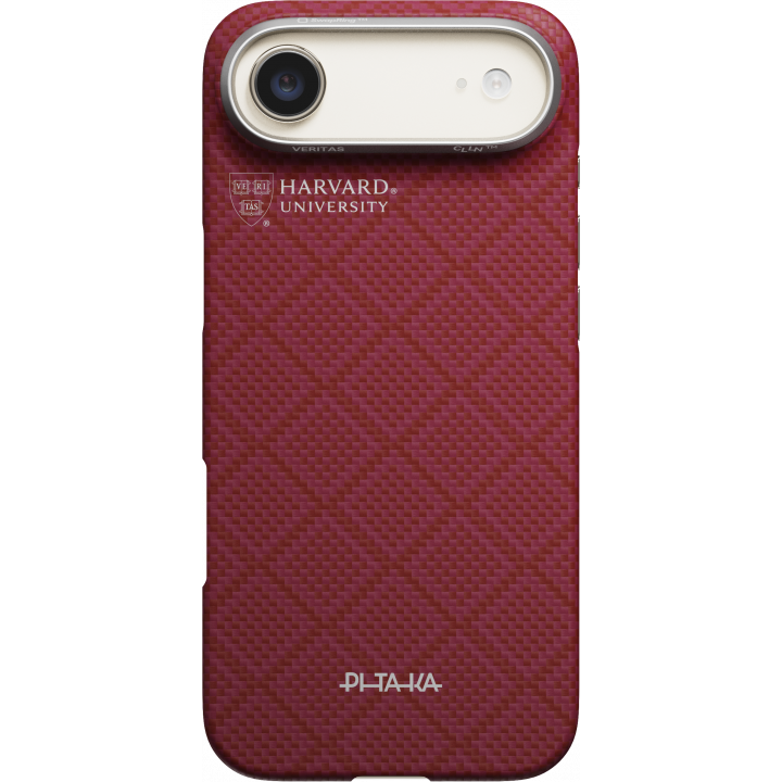 Ультра тонкий чехол PITAKA (PitaTap™) для iPhone Air, (Harvard Crimson) Красный — изображение 2