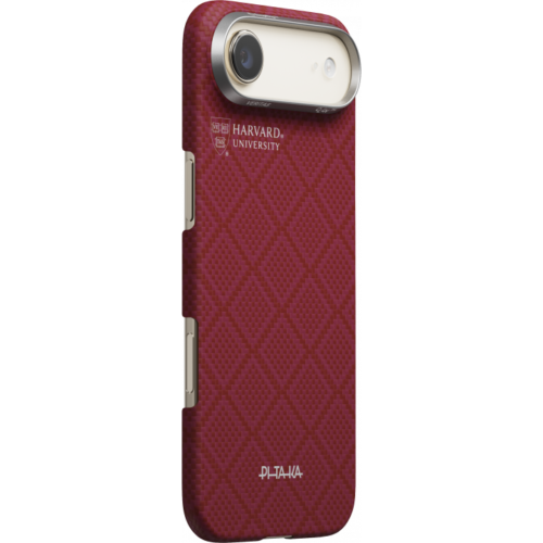 Ультра тонкий чехол PITAKA (PitaTap™) для iPhone Air, (Harvard Crimson) Красный