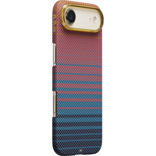 Ультра тонкий чехол PITAKA (California Dream-05) для iPhone Air, (Sunset 2.0) Сине-красный