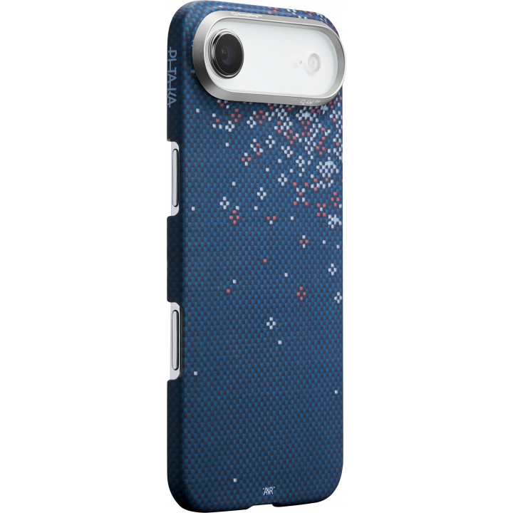 Ультра тонкий чехол PITAKA (Sakura Hours) для iPhone Air, (Nightfall Blue) Синий