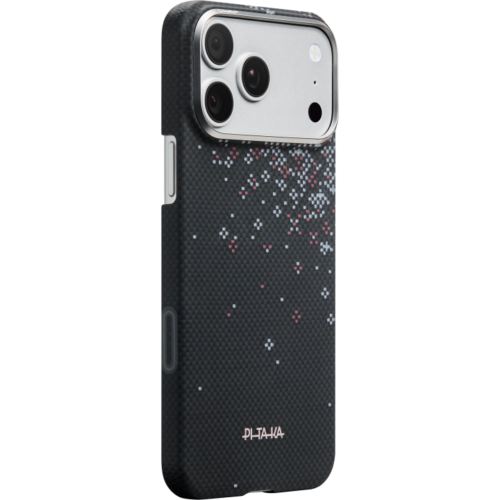 Ультра тонкий чехол PITAKA (Sakura Hours) для iPhone 17 Pro Max, (Midnight Black) Чёрный