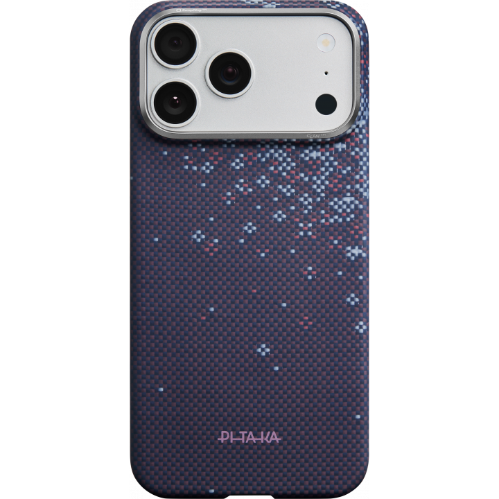 Ультра тонкий чехол PITAKA (Sakura Hours) для iPhone 17 Pro Max, (Twilight Violet) Фиолетовый — изображение 2